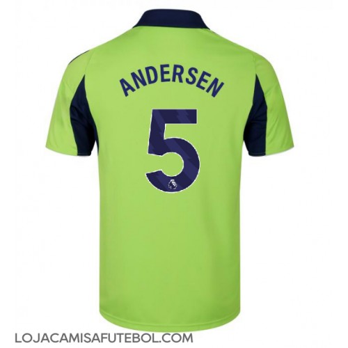 Camisa de Futebol Fulham Joachim Andersen #5 Equipamento Secundário 2025-26 Manga Curta